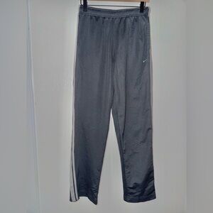 Nike Mesh Track Pants Men’s Size Medium Zipper Ankles Grey Polyester
